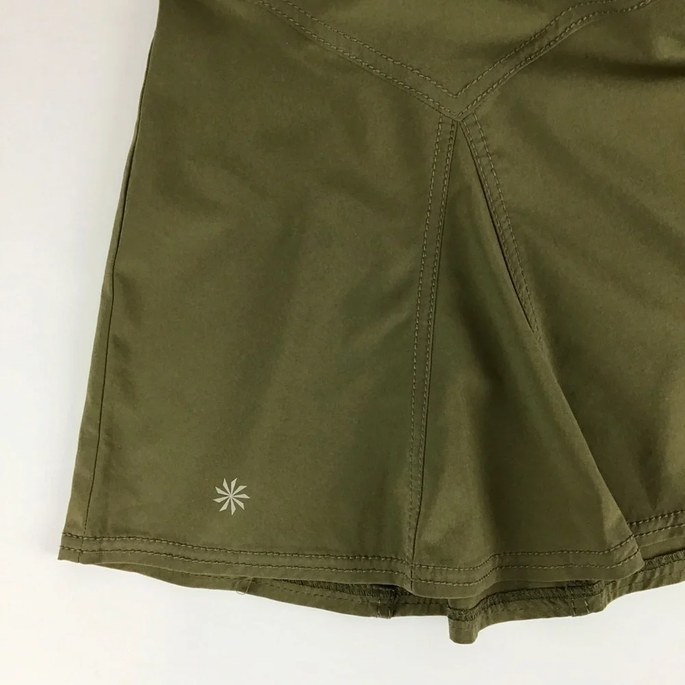 Athleta Olive Green Hiking Travel Skirt | 14